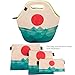 Artovida Artists Collective Lunch Baggies | Snack and Sandwich Bags with Zipper - Improved Dual Layer Design by Budi Kwan (Indonesia) The Ocean, The Sea, The Wave
