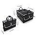 MIU COLOR Car Trunk Organizer for SUV, Collapsible Cargo Trunk Storage Organizer, Non Slip Bottom, Securing Straps