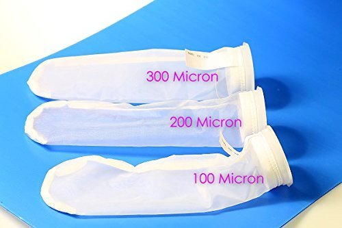 Dr. marine 2PC Filter Sock NYLON 4" X 15.7" 100 micron Aquarium Filter Bags