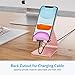 OMOTON C3 Cell Phone Stand for Desk, Larger and Exceptionally Stable, Adjustable Phone Cradle Holder with Bigger Body & Longer Arm, Compatible with iPhone, Tablets (7-10
