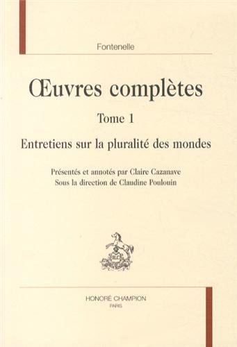 Entretiens sur la pluralité des mondes