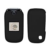AT&T ZTE Z221 Rubberized Hard Case Cover - Black