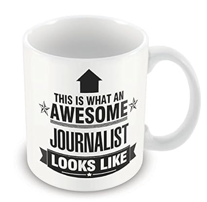 Esto es lo que un gran periodista como taza regalo de apariencia de trabajo