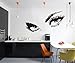 Beautiful Eyes Removable Wall Art Decal Sticker Decor Mural DIY Vinyl