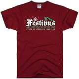 DirtyRagz Men's Festivus For The Rest Of Us T-Shirt L Maroon