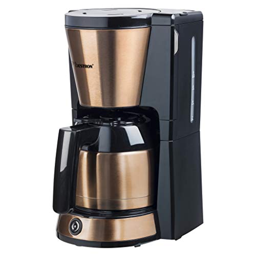 Bestron Filter-Kaffeemaschine für 8 Tassen Kaffee, Kaffeemaschine mit 1 Liter Thermokanne, inkl. Permanent-Filter… – Bild 3