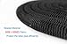 FOCUSAIRY 25 Feet Expanding Durable Expandable Strongest Outdoor Garden Water Hose with Shut Off Valve Solid Brass Connector and 9-pattern Spray Nozzle