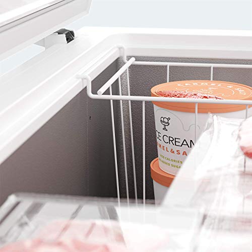 hOmeLabs 7 Cubic Feet Chest Freezer Top Door Deep Freezer with Manual