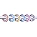 Blulu Colorful Baby Boy Girl Closet Dividers Clothing Rack Size Dividers Round, Stars Design, Set of 6