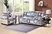 Brilliant Sunshine Grey Heart Love Patchwork Couch Cover, Quilted Large Sofa Slipcover, 70