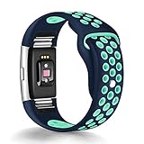 Humenn Bands Compatible for Fitbit Charge 2, Replacement Accessory Sport Band Compatible for Fitbit Charge 2 HR