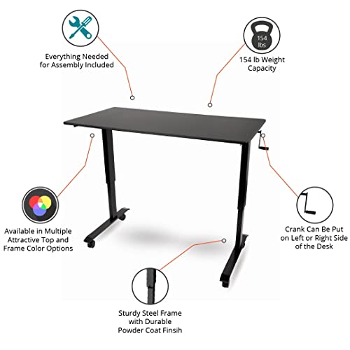 Stand Steady Tranzendesk 55 Inch Standing Desk Height Adjustable Sit