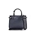 Tote Bag Handbag Authentic Burberry The Baby Banner in Leather and House Check Ink Blue Item 40140721