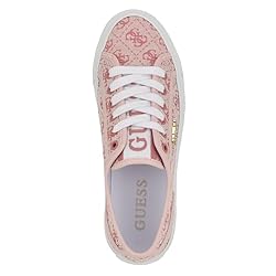 GUESS Women's JELEXA Sneaker, Light Pink 680, 10