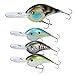 RUNCL Anchor Box - Deep Diving Crankbaits DDC240, Wobbler Fishing Lures, Hard Fishing Lures (Pack of 4)