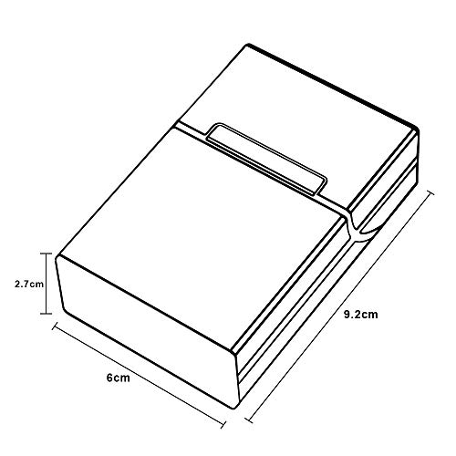 Lightweight Aluminium Cigarette Case (Gray + Silver)