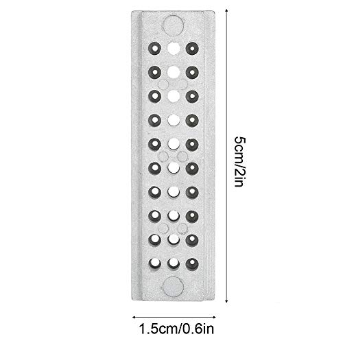 Vruping Riveting Stake,30 Holes Metal Riveting Stake Holder Punch Block Watchmaker Tools for Watch Repairing - Thumbnail 4