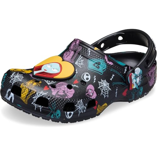 Crocs Unisex-Child Jack Skellington Nightmare Before Christmas Classic Clogs (Little Kid/Big Kid)