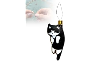 Cat Needle Threader - Cat Needle Threaders with Magnetic Needle Minder,Hand Sewing Tool, for Hand Embroidery, Sewing, Cross-S