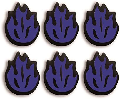 New Tennis Vibration Dampener - DGT Dang Good Tennis - Set of 6 Flames Same Colors-Great Feel- Shock Absorber Best for Tennis Rackets. Get Yours Now to Unleash Your Best Tennis! (Dark Blue, 6-pack)