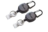 Key-Bak Sidekick Professional Heavy Duty Self Retracting ID Badge/Key Reel with Retractable Kevlar Cord, 24