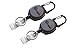 Key-Bak Sidekick Professional Heavy Duty Self Retracting ID Badge/Key Reel with Retractable Kevlar Cord, 24