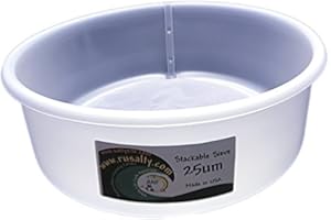 AQUACULTURE NURSERY FARMS Sieve Stackable 12" Plankton Collector. (25um)