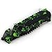 Unlimited Wares Green Zombie Skulls Assisted Opening Folding Knife 4.75-Inch Closed