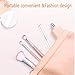 Eyebrow Trimmer Razor Hair Remover Facial Hair Trimmer for Women Electric Eyebrow Trimmer Epilator for Women, Portable Painless (Battery Included)