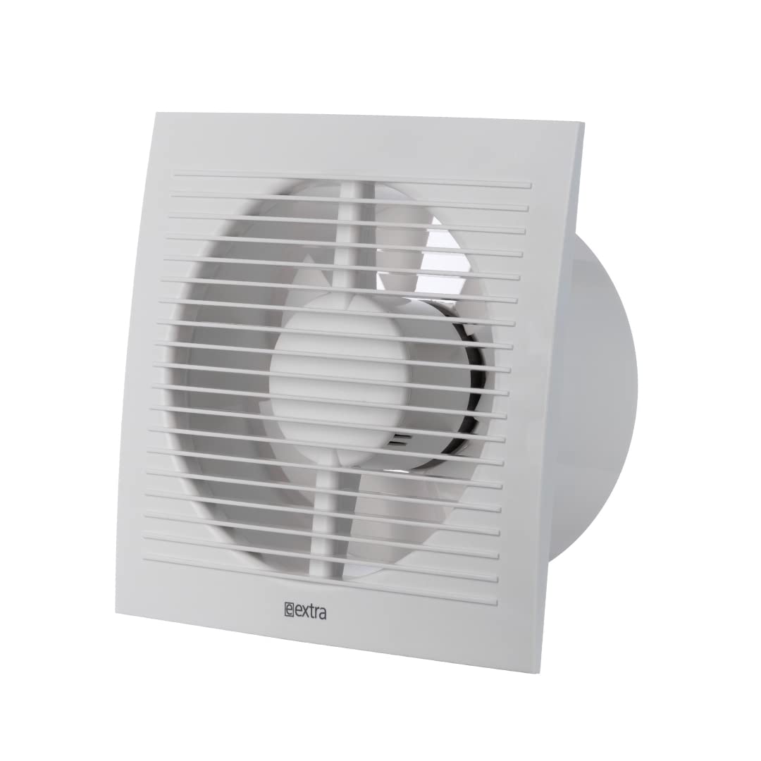 EUROPLAST EE150 150 mm Diameter Wall Fan Bathroom Fan Exhaust Fan Kitchen Toilet Bathroom,White