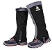 YUEDGE Unisex Sealed Velcro Zippered Closure Water Proof High Leg Gaiters Essential for Outdoor Fishing,Research,Hunting Trimming grass