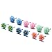Women's Girl's Assorted Multiple Ball Daisy Rose Flower Pearl Stud Earrings Set 12 Style/pack