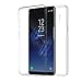 For Samsung Galaxy S8/S8 Plus, MNtech 360° Clear TPU Full Body Cover Case Skin Protector (Clear, For Samsung Galaxy S8 Plus)