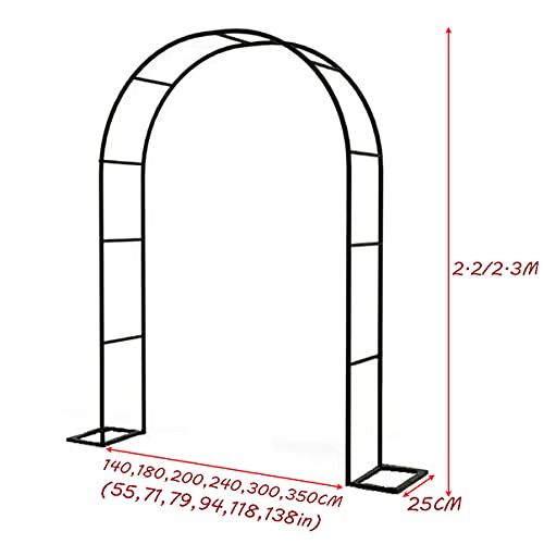 LZPQ Gartenbogen Gartenlaube, Rosenbogen, Rankhilfe, Für Outdoor Außenbereich, Garten, Rasen, Hinterhof, Wetterfest… – Bild 3