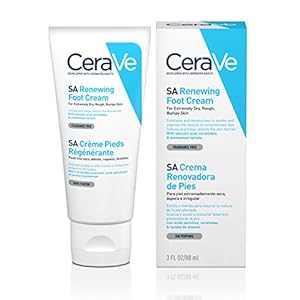 CeraVe SA Renewing Foot Cream | 88ml/3oz | For Extremely Dry, Rough, and Bumpy Feet