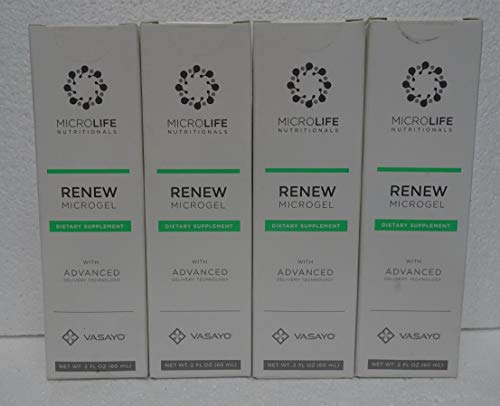 Vasayo Microlife Renew Microgel Dietary Supplement 2oz (Pack of Four)