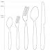 Hoften Pink Silverware Set, 20 Piece Stainless Steel Flatware Set Include Fork Spoon Knife Utensils for Daily Use Parties and Family Dinners, Service for 4, Safe in Dishwasher(HF017-PI)