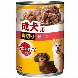 ペディグリー 成犬用 角切り ビーフ 400gx3個セット P133