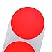 BCP 1 inch Round Labels/Dot Stickers-1000pcs Labels per Roll (Red Color)