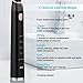 Sonic Electric Toothbrush, Adult Electric Toothbrush with Holder and 2 Replacement Heads, Wireless Inductive Charging, Smart Timer, 5 Modes, IPX7 Waterproof, Black