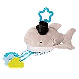 Manhattan Toy Shelton Shark Zip & Play Teether and Travel Baby Toy