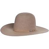 Rodeo King Natural 100X Self Band 4 1/2" Brim Open Crown Felt Cowboy Hat