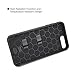 iPhone 7 Plus Wallet Case, Moonmini Heavy Duty Shockproof Slim Fit Protective Kickstand Grip Cover with Hidden Credit Card Slot Holder for iPhone 7 Plus - Black