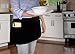 NEZZON Black Waitress Apron-5 pack with 3 Pockets: 7.9x6.5”–Commercial Grade 35% Cotton & 65% Polyester–Professionally Hemmed Edges to Last–Smart Look,Low Crease–Machine Wash,Iron,Quick Dry