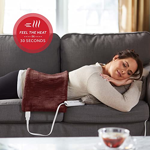 Sunbeam Heating Pad for Back, Neck, and Shoulder Pain Relief with Auto