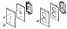 Gasket Covers, Electrical Outlet & Light Switch Plate Draft Stopper Foam Gaskets