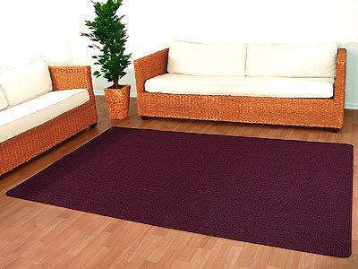 Sisal Natur Teppich Dekowe Lila In 24 Grossen Amazon De Kuche