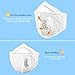 Kids Disposable Face Mask K-N95 Particulate Respirator Masks With Valve Child PM2.5 Dust Masks Anti-Pollution Dustproof Cycling for Outdoor Safety Multi-Layer Protection (12 pieces)