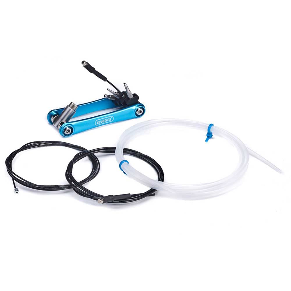 Elvedes Cable Guide, Sheath, Hose for Internal Passage, Multi Tool Frame Unisex Adult, Blue, 10 cm