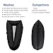 WooHoo 2.0® - Giant Inflatable Lounger Air Balloon Furniture with Carry Bag. Inflates in Seconds. Hangout as Lounge Chair, Bean Bag, Air Hammock, Sofa, Couch, Air Bag. NEW MODEL PATENT PENDING-Black